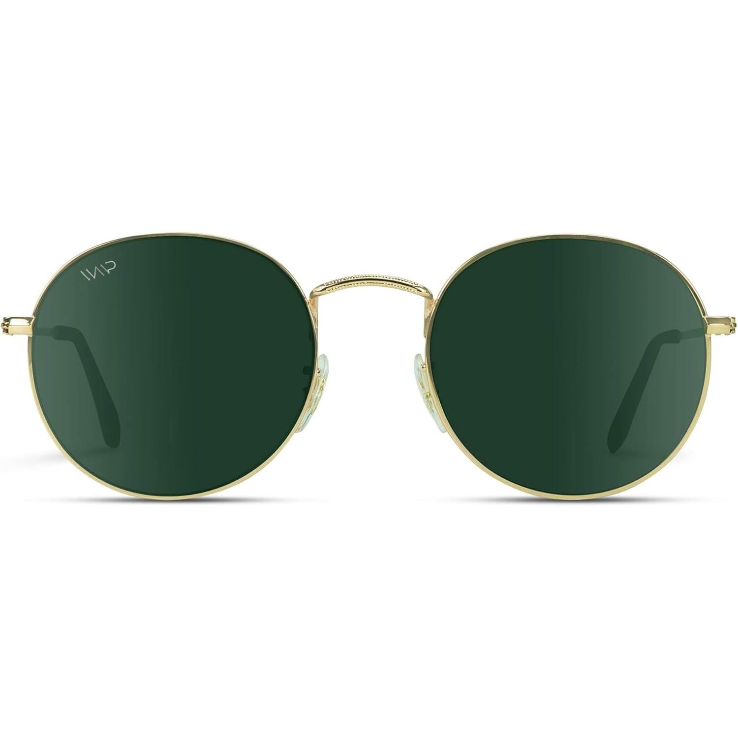 Anteojos de Sol Redondos con Lentes Espejados – Unisex, Retro y Modernos, Protección UV400